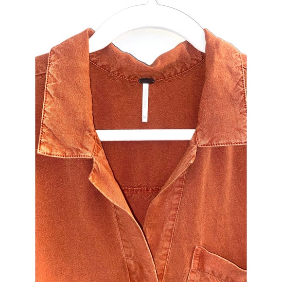 Young fabulous & broke Felix raw edge romper cute orange medium 0003 - Picture 7 of 11